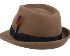 New Stetson Woolfelt Chestnut Trilby -