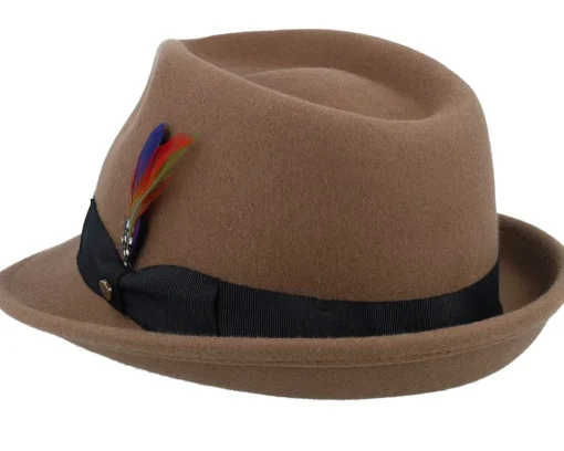 New Stetson Woolfelt Chestnut Trilby -