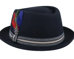 Fashion Stetson Woolfelt Diamond Pork Pie -