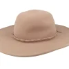 Sun Hat-Seeberger Woolfelt Floppy Camel Sun Hat -