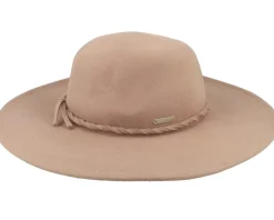 Sun Hat-Seeberger Woolfelt Floppy Camel Sun Hat -