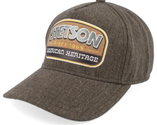 Adjustable-Stetson Wool/Linen Brown A-Frame Adjustable -