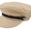 Vega-Seeberger Woolmix Fabric Military Cap Vega Cap - Beige