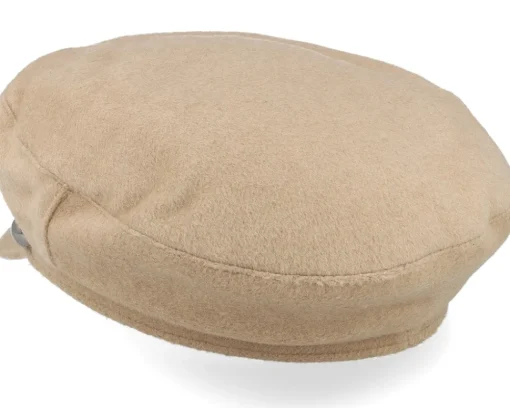 Vega-Seeberger Woolmix Fabric Military Cap Vega Cap - Beige