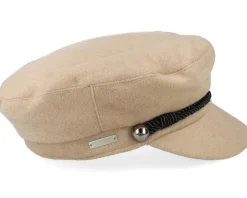 Vega-Seeberger Woolmix Fabric Military Cap Vega Cap - Beige