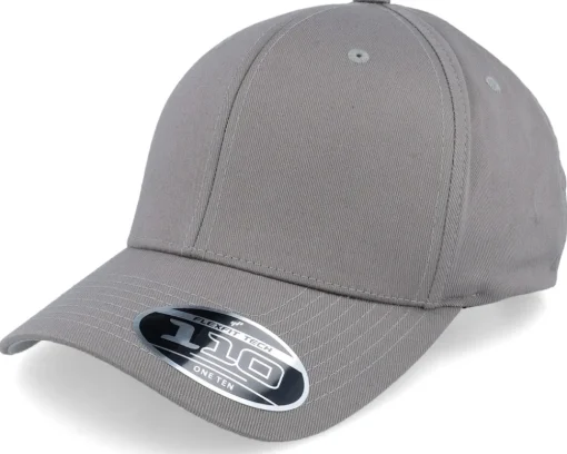 Blanks-Flexfit Wooly Combed Dark 110 Adjustable - Grey
