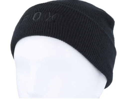 Sale Fox Wordmark Beanie Black Cuff -
