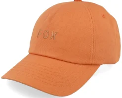 Clearance Fox Wordmark Hat atomic Orange Dad Cap -