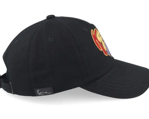 Discount Karl Kani Woven Signature Kani Life Cap Black Dad Cap -