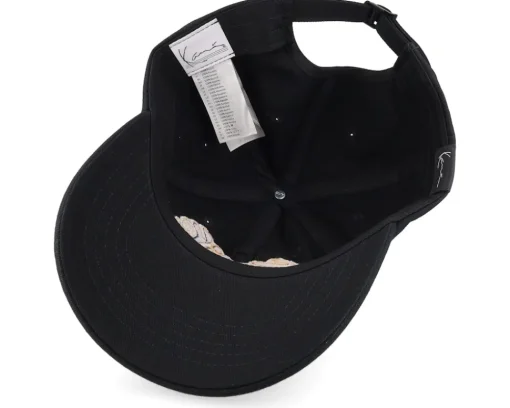 Discount Karl Kani Woven Signature Kani Life Cap Black Dad Cap -