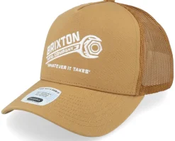 Clearance Brixton Wrench C Np Hat Copper/Copper A-Frame Trucker -