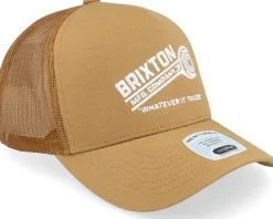 Clearance Brixton Wrench C Np Hat Copper/Copper A-Frame Trucker -