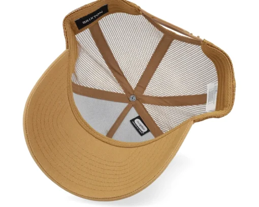 Clearance Brixton Wrench C Np Hat Copper/Copper A-Frame Trucker -
