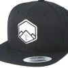 Snapback-Wild Spirit WS Badge Black Snapback -