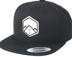 Snapback-Wild Spirit WS Badge Black Snapback -