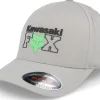Best Fox X Kawi Hat Steel Grey Flexfit -