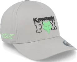 Best Fox X Kawi Hat Steel Grey Flexfit -