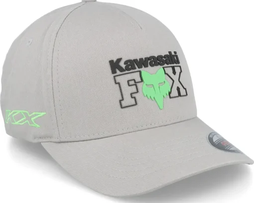 Best Fox X Kawi Hat Steel Grey Flexfit -