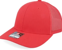 New Richardson 112XL Solid X-Large Trucker - Red