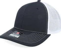 Trucker-Richardson 112XL Split /White X-Large Trucker - Black