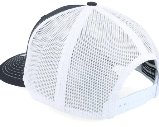 Hot Richardson 112XL Split /White X-Large Trucker - Black