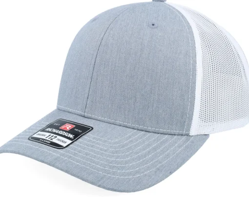 Hot Richardson 112XL Split /White X-Large Trucker - Black