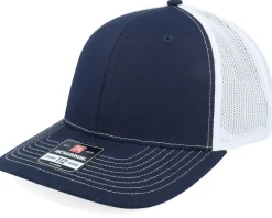 Hot Richardson 112XL Split /White X-Large Trucker - Black