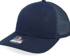 Hot Richardson 112XL Split /White X-Large Trucker - Black