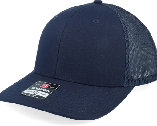 Hot Richardson 112XL Split /White X-Large Trucker - Black