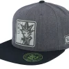 Best Yu-Gi-Oh! Yami Yugi Engraved Charcoal Snapback - Yu-Gi-Oh Grey