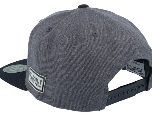 Best Yu-Gi-Oh! Yami Yugi Engraved Charcoal Snapback - Yu-Gi-Oh Grey