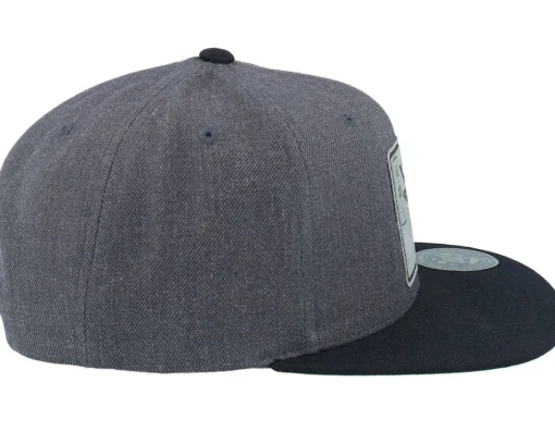 Best Yu-Gi-Oh! Yami Yugi Engraved Charcoal Snapback - Yu-Gi-Oh Grey