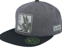Best Yu-Gi-Oh! Yami Yugi Engraved Charcoal Snapback - Yu-Gi-Oh Grey