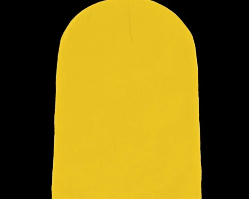 Long Beanies | Blank Beanies-Beechfield Yellow Long Blank Beanie -