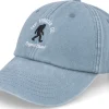 Clearance Abducted Yeti Tobacco Vintage Denim Light Blue Dad Cap -