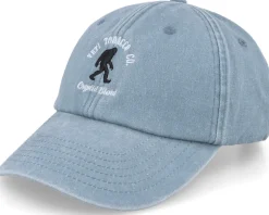 Clearance Abducted Yeti Tobacco Vintage Denim Light Blue Dad Cap -