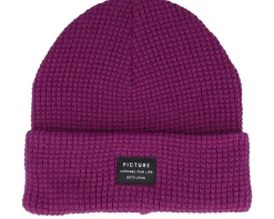 Cuff Beanies-Picture York Beanie Purple Wine Cuff -