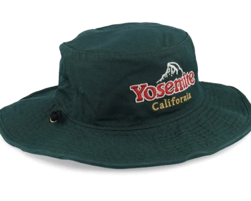 Best American Needle Yosemite Wide Brim Hat Dark Green Bucket -