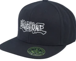 Snapback-Yu-Gi-Oh! Yu-gi-oh B/W Logo Snapback - Black