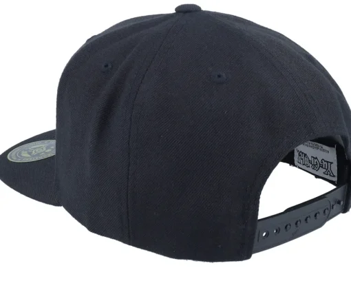 Snapback-Yu-Gi-Oh! Yu-gi-oh B/W Logo Snapback - Black