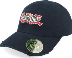 Dad Cap-Yu-Gi-Oh! Yu-gi-oh Color Logo Dad Cap - Yu-Gi-Oh Black