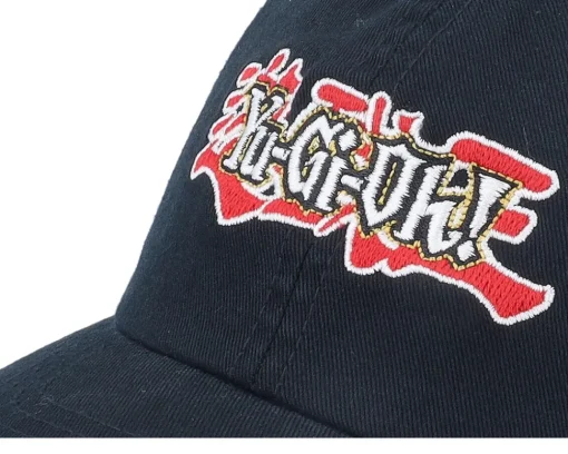 Dad Cap-Yu-Gi-Oh! Yu-gi-oh Color Logo Dad Cap - Yu-Gi-Oh Black
