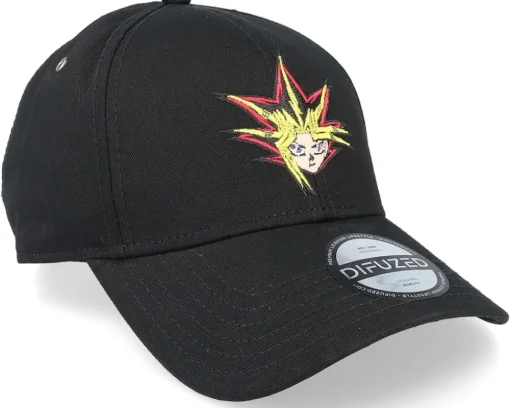 Online Difuzed Yu-gi-oh! Men's Cap Black Adjustable -