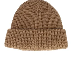 Knitted Beanies-Fox Zenther Beanie Walnut Cuff -